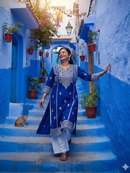 blue
